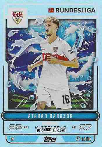 Cromo Atakan Karazor - German Fussball Bundesliga 2025-2026. Match Attax n. 387 - Topps