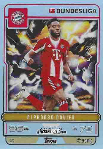 Cromo Alphonso Davies - German Fussball Bundesliga 2025-2026. Match Attax n. 393 - Topps