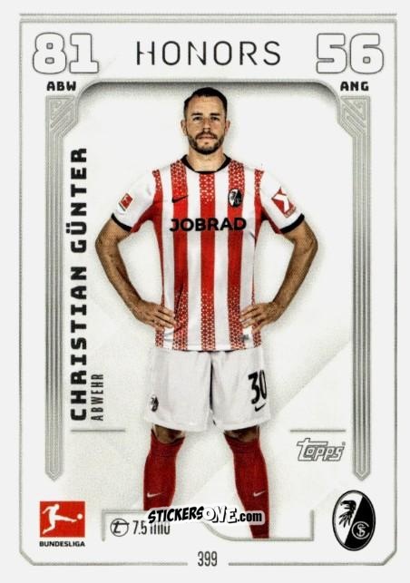 Figurina Christian Günter - German Fussball Bundesliga 2025-2026. Match Attax n. 399 - Topps