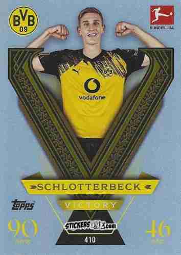 Sticker Nico Schlotterbeck - German Fussball Bundesliga 2025-2026. Match Attax n. 410 - Topps