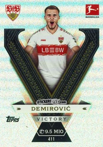 Cromo Ermedin Demirović - German Fussball Bundesliga 2025-2026. Match Attax n. 411 - Topps