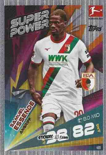 Cromo Samuel Essende - German Fussball Bundesliga 2025-2026. Match Attax n. 469 - Topps