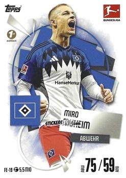 Figurina Miro Muheim - German Fussball Bundesliga 2025-2026. Match Attax n. FE-19 - Topps