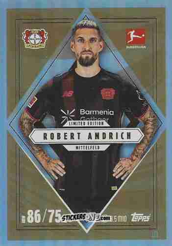 Sticker Robert Andrich - German Fussball Bundesliga 2025-2026. Match Attax n. LE1 - Topps