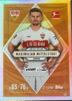 Sticker Maximilian Mittelstädt - German Fussball Bundesliga 2025-2026. Match Attax n. LE6 - Topps