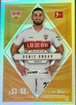 Sticker Deniz Undav - German Fussball Bundesliga 2025-2026. Match Attax n. LE16 - Topps