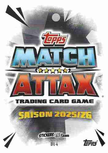 Cromo Attax Logo - German Fussball Bundesliga 2025-2026. Match Attax n. DFL-4 - Topps