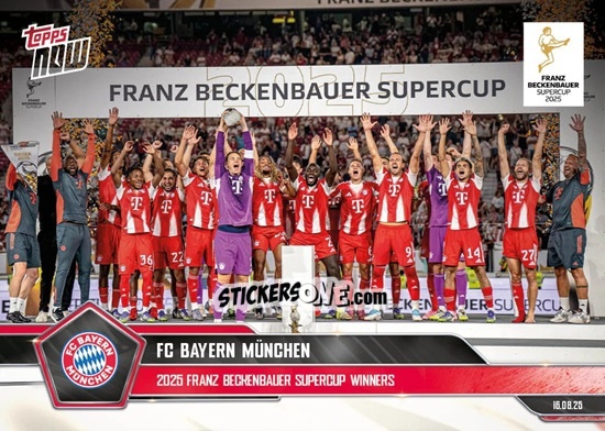 Cromo FC Bayern München - Now Bundesliga German 2025-2026 n. 1 - Topps