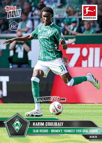 Figurina Karim Coulibaly - Now Bundesliga German 2025-2026 n. 13 - Topps