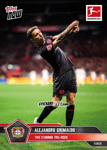 Figurina Alejandro Grimaldo - Now Bundesliga German 2025-2026 n. 17 - Topps