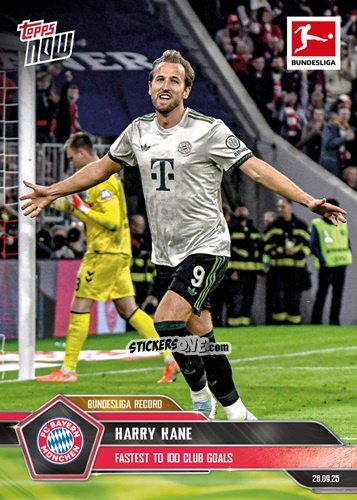 Sticker Harry Kane - Now Bundesliga German 2025-2026 n. 32 - Topps