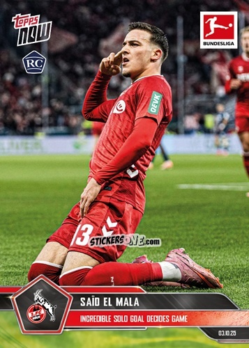 Figurina Said El Mala - Now Bundesliga German 2025-2026 n. 37 - Topps