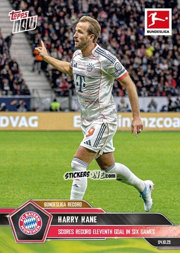 Sticker Harry Kane - Now Bundesliga German 2025-2026 n. 39 - Topps