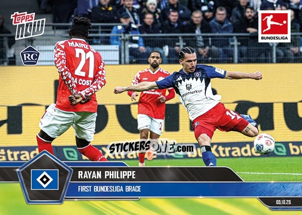 Figurina Rayan Philippe - Now Bundesliga German 2025-2026 n. 40 - Topps