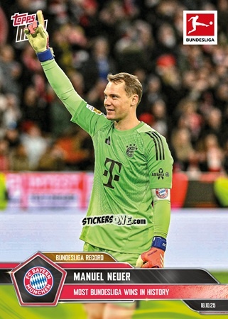 Cromo Manuel Neuer - Now Bundesliga German 2025-2026 n. 44 - Topps