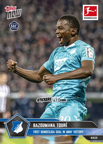 Sticker Bazoumana Touré - Now Bundesliga German 2025-2026 n. 46 - Topps