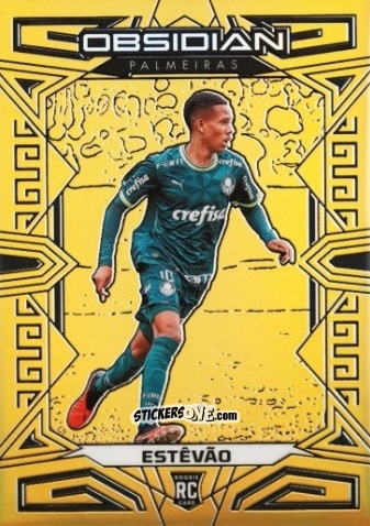 Figurina Estevao - Obsidian Soccer 2023-2024 n. 182 - Panini