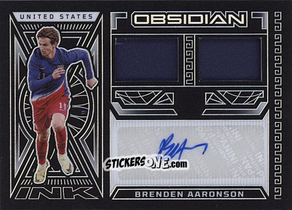 Sticker Brenden Aaronson - Obsidian Soccer 2023-2024 n. DJ-BA - Panini