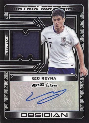 Cromo Gio Reyna - Obsidian Soccer 2023-2024 n. MM-GR - Panini