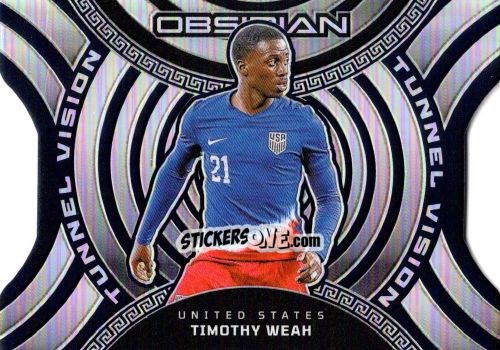 Cromo Timothy Weah - Obsidian Soccer 2023-2024 n. TV20 - Panini