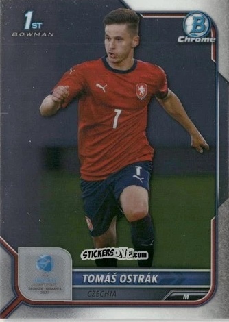 Cromo Tomas Ostrak - Bowman Chrome Road To Uefa U21 Euros 2022 n. 12 - Topps