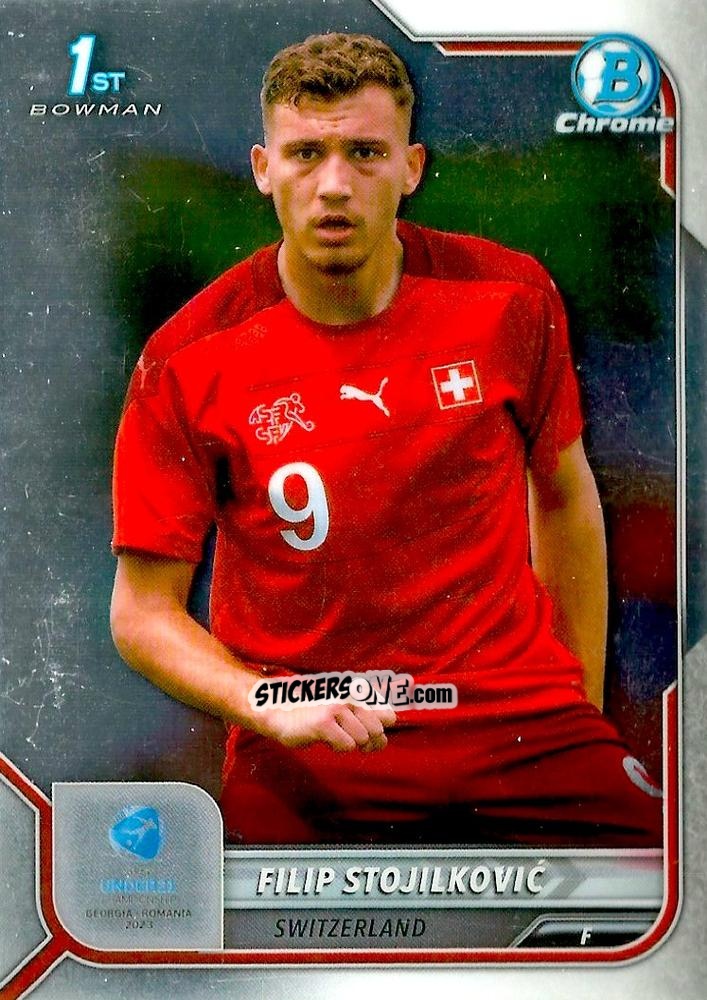 Sticker Filip Stojilkovic - Bowman Chrome Road To Uefa U21 Euros 2022 n. 16 - Topps