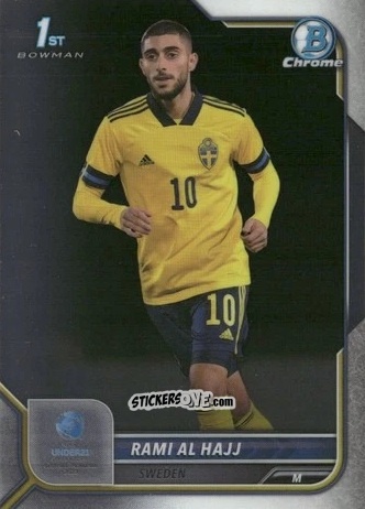 Sticker Rami Al Hajj - Bowman Chrome Road To Uefa U21 Euros 2022 n. 37 - Topps