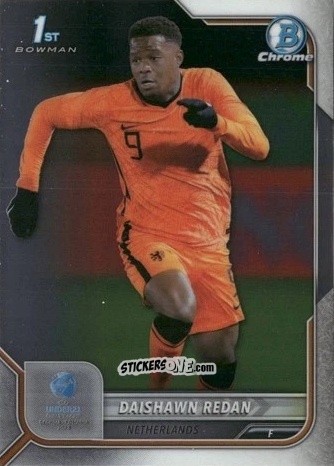 Cromo Daishawn Redan - Bowman Chrome Road To Uefa U21 Euros 2022 n. 38 - Topps