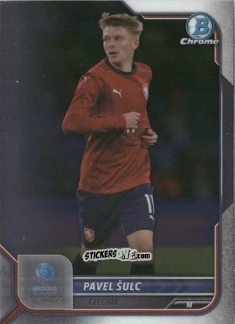 Figurina Pavel Sulc - Bowman Chrome Road To Uefa U21 Euros 2022 n. 45 - Topps