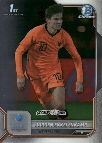 Cromo Jurgen Ekkelenkamp - Bowman Chrome Road To Uefa U21 Euros 2022 n. 51 - Topps
