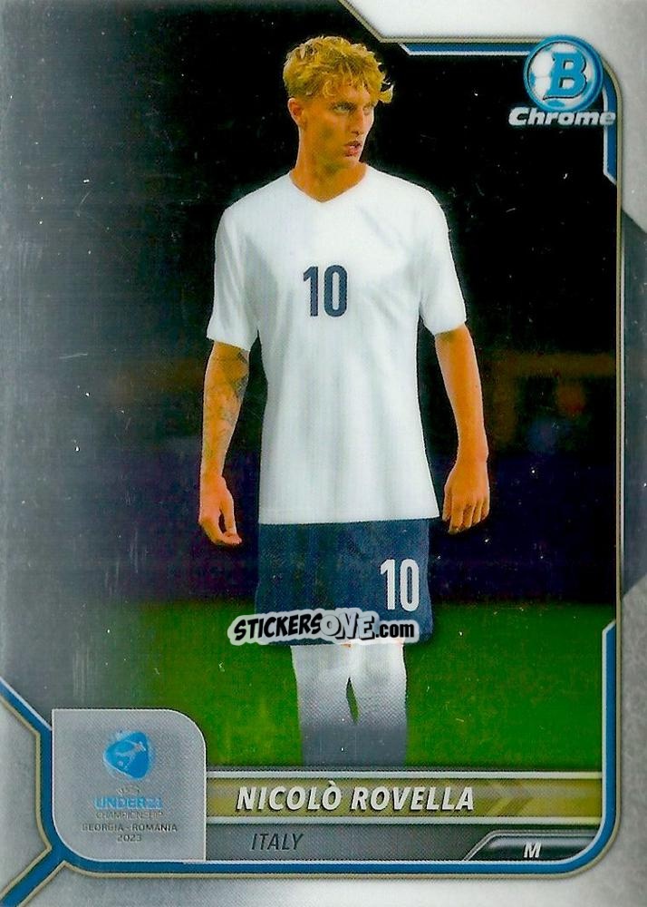 Sticker Nicolo Rovella - Bowman Chrome Road To Uefa U21 Euros 2022 n. 59 - Topps