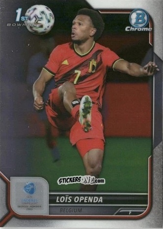 Cromo Lois Openda - Bowman Chrome Road To Uefa U21 Euros 2022 n. 61 - Topps