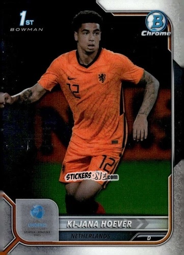 Figurina Ki-Jana Hoever - Bowman Chrome Road To Uefa U21 Euros 2022 n. 68 - Topps