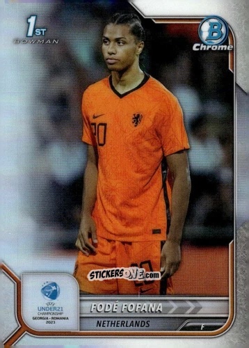 Cromo Fode Fofana - Bowman Chrome Road To Uefa U21 Euros 2022 n. 71 - Topps