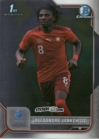 Figurina Alexandre Jankewitz - Bowman Chrome Road To Uefa U21 Euros 2022 n. 87 - Topps