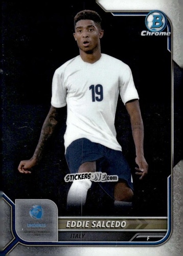 Cromo Eddie Salcedo - Bowman Chrome Road To Uefa U21 Euros 2022 n. 89 - Topps