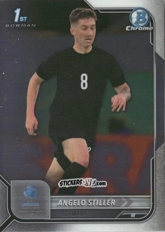 Cromo Angelo Stiller - Bowman Chrome Road To Uefa U21 Euros 2022 n. 108 - Topps
