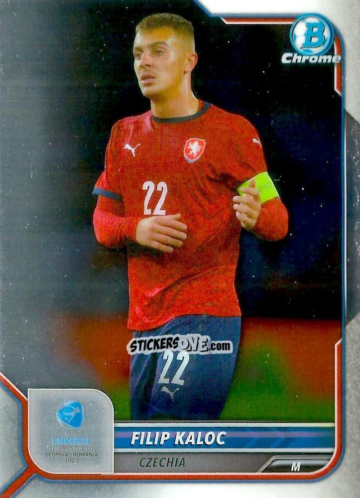 Cromo Filip Kaloc - Bowman Chrome Road To Uefa U21 Euros 2022 n. 109 - Topps