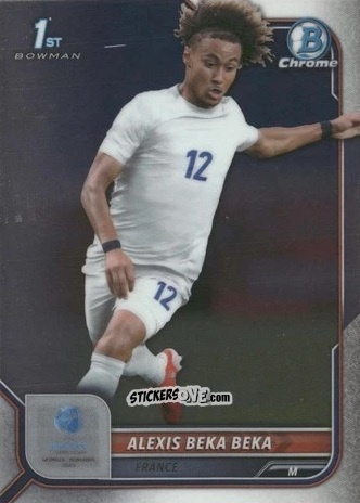 Sticker Alexis Beka Beka - Bowman Chrome Road To Uefa U21 Euros 2022 n. 114 - Topps