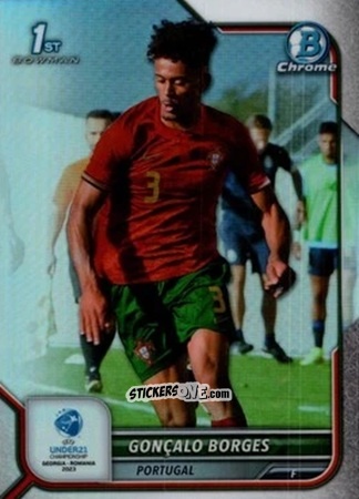 Cromo Goncalo Borges - Bowman Chrome Road To Uefa U21 Euros 2022 n. 117 - Topps