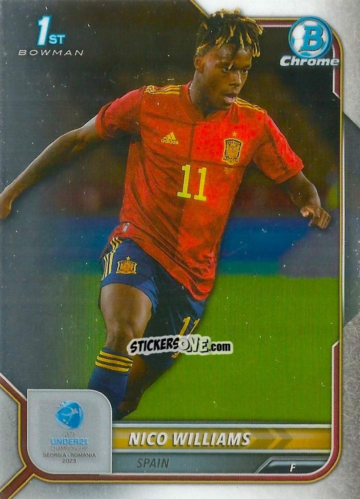Cromo Nico Williams - Bowman Chrome Road To Uefa U21 Euros 2022 n. 131 - Topps