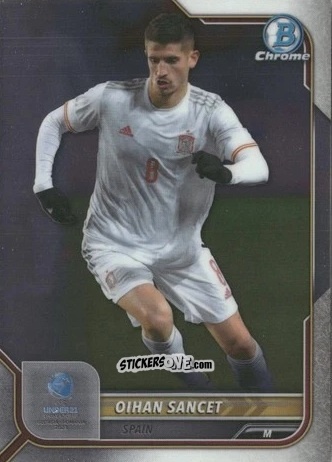 Cromo Oihan Sancet - Bowman Chrome Road To Uefa U21 Euros 2022 n. 134 - Topps