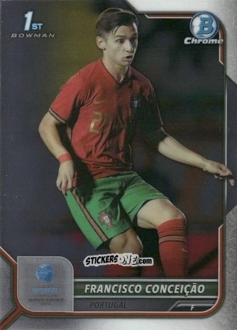 Cromo Francisco Conceicao - Bowman Chrome Road To Uefa U21 Euros 2022 n. 150 - Topps