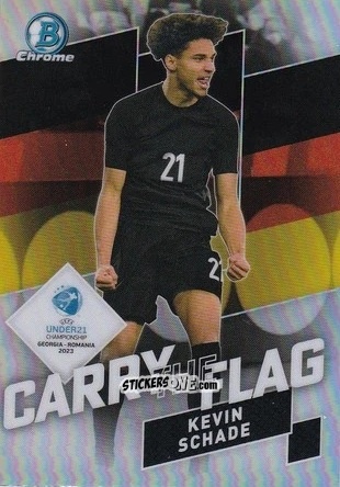 Cromo Kevin Schade - Bowman Chrome Road To Uefa U21 Euros 2022 n. CF-11 - Topps