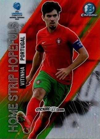 Cromo Vitinha - Bowman Chrome Road To Uefa U21 Euros 2022 n. HS-9 - Topps