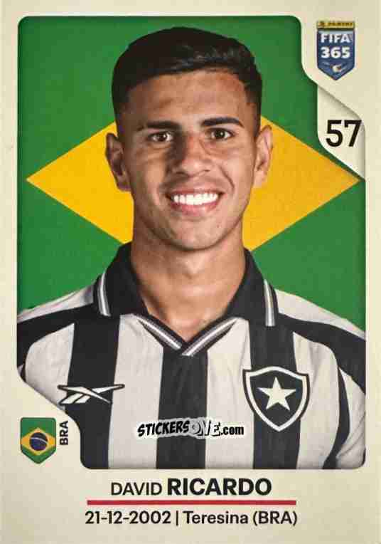 Cromo David Ricardo - Fifa 365 2026 n. 49 - Panini