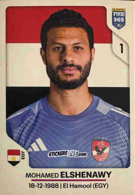 Cromo Mohamed El Shenawy - Fifa 365 2026 n. 63 - Panini