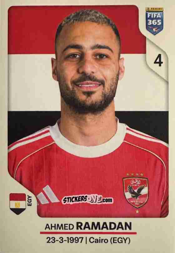 Sticker Ahmed Ramadan - Fifa 365 2026 n. 64 - Panini