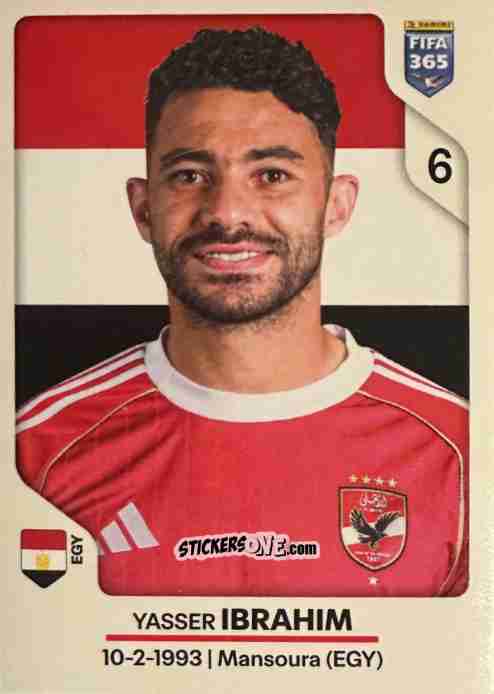 Sticker Yasser Ibrahim - Fifa 365 2026 n. 65 - Panini