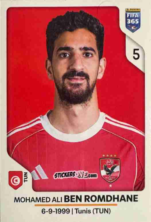 Sticker Mohamed Ali Ben Romdhane - Fifa 365 2026 n. 69 - Panini